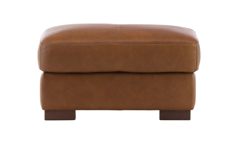 Brema Leather Ottoman